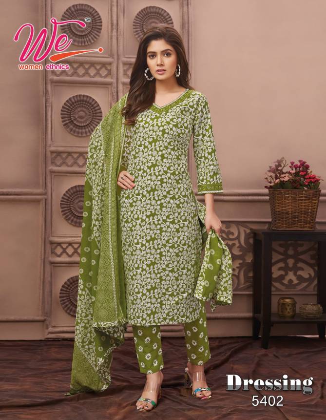 Dressing By We Printed Cotton Kurti Bottom With Dupatta Wholesale Market In Surat
